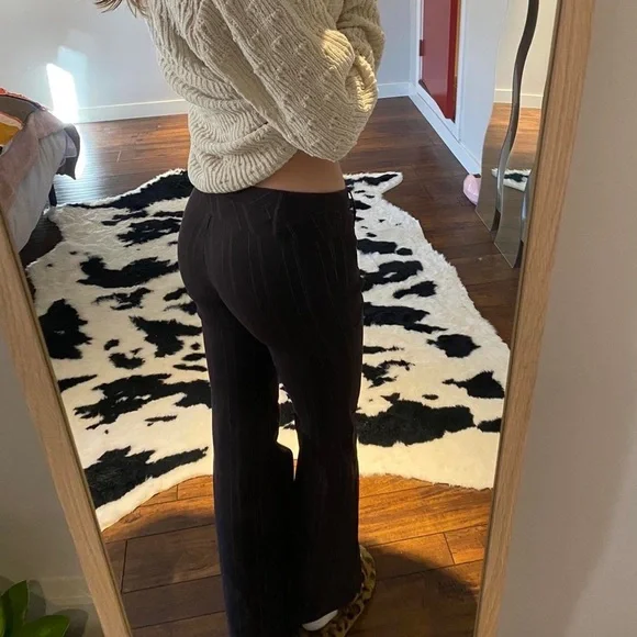 Y2k brown low rise trousers - Picture 2 of 4